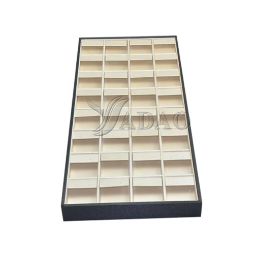 China Yadao New design Pu metal Jewelry Display Tray Ring Dish Modern Jewelry Package Trays For Jewelry Store manufacturer