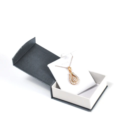 Yadao Al por mayor al por mayor de la logotipo de logotipo de logotipo de pulsera Collar de arete de tamaños múltiples tapa imán joya de cartón