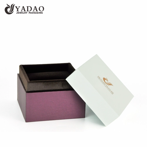 black velvet insert plastic jewellery box with moveable lid