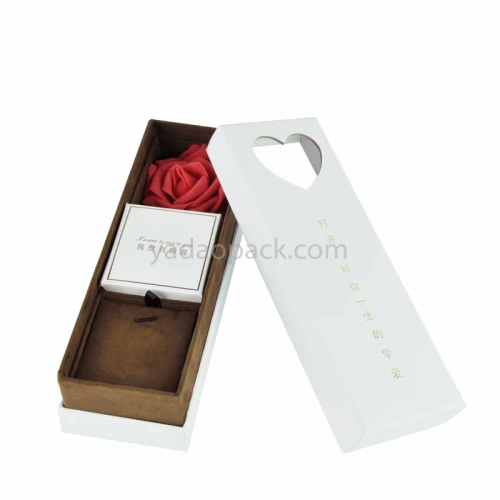 customize gift packaging box jewelry box flower box for Mother's day