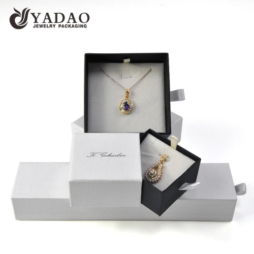 China Yadao hot sale drawer box paper packaging box with custom velvet inside manufacturer