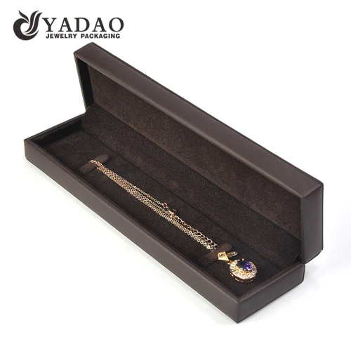 Hohe Qualität Kunststoff Schmuck Verpackungsbox Lange Armband Box Anhänger Kette Verpackungsbox Geschenkbox