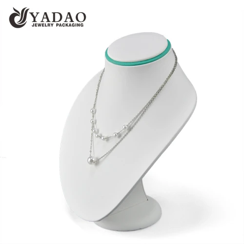 China pendant necklace diaplay bust with 2 color PU leather manufacturer