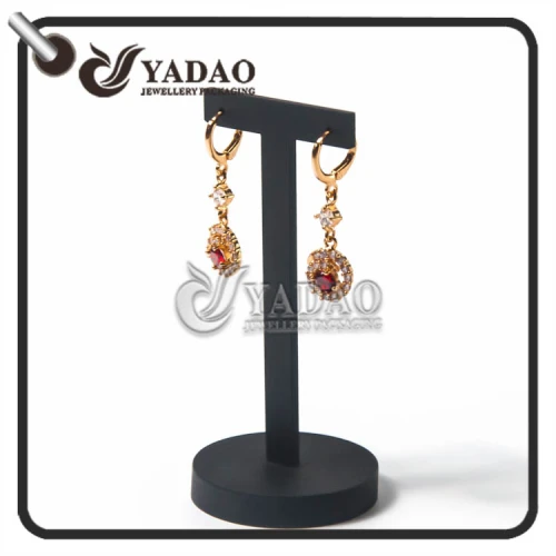 semplice e durevole piccolo CBM comodo universale squisito lusso mdf + finitura laccata / velluto / similpelle espositori per orecchini