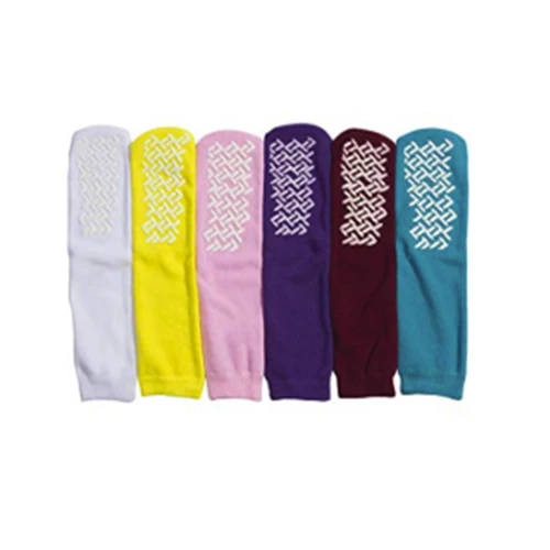 Custom non skid slip hospital grip socks bulk hospital slipper medical