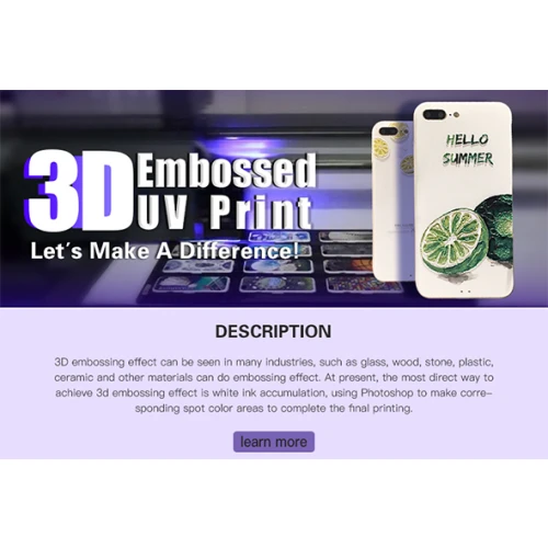 3D embossed UV printing the best Braille solutions