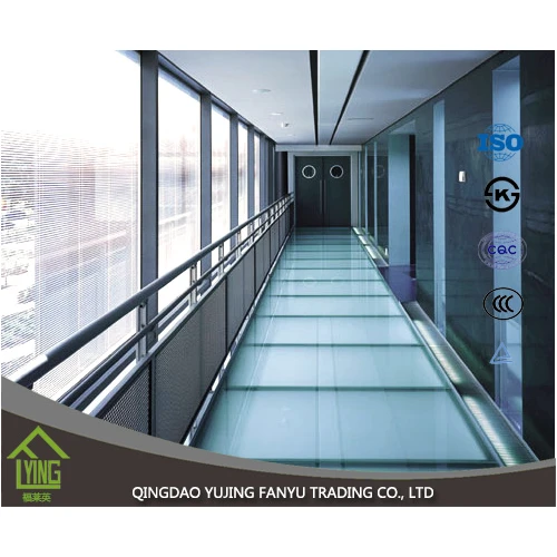 Manufactory clear float/sheet glass Tempered Glass cost per square foot