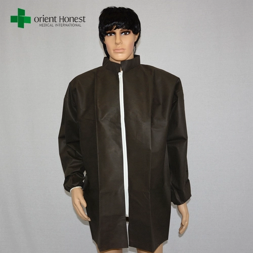 disposable black lab coats exporter,disposable lab coat zipper front ...