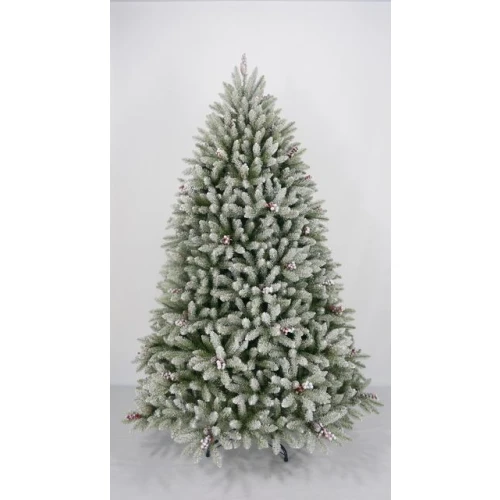 7.5FT LED artificial flocked christmas ficus trees