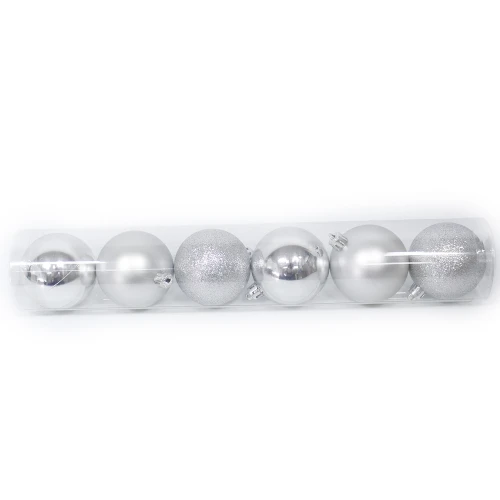 80mm High Quality Plastic Shatterproof Christmas Ball