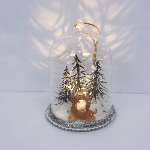 Attractive Hot Selling Glass Ball Decoration With Led Lights