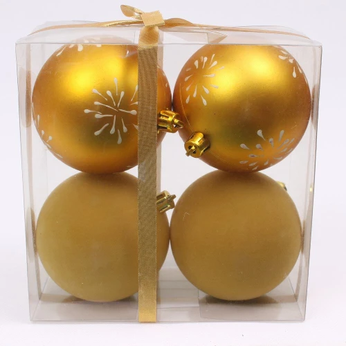 Attraktive Kunststoff Ornament ' Zertrümmern ' Beweis Weihnachtskugel