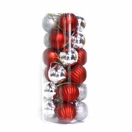 Durable shatterproof Christmas plastic ball decoration