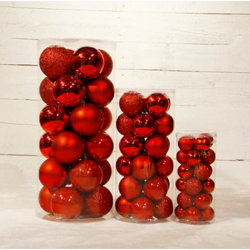 Luxury Hot Selling Plastic Xmas Ball Set