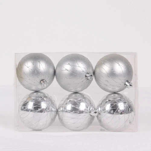New Type Plastic Hanging Christmas Bauble