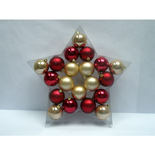 Ornamental Christmas Decorations Plastic Ball
