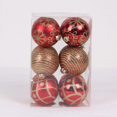 Plastic Xmas Ball Haning Ornament