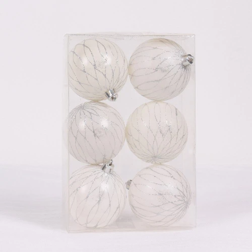 Salable new type plastic decorative Xmas hanging ball