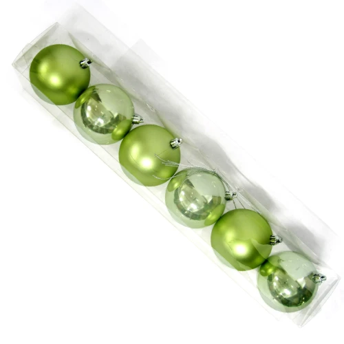 Shatterproof decorative plastic Christmas plain ball