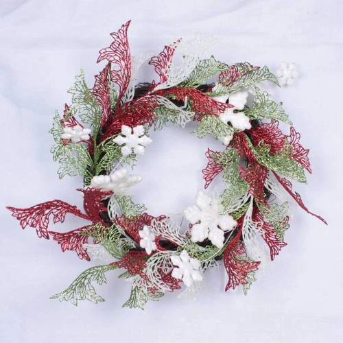 Twig lighted up outdoor christmas wreaths