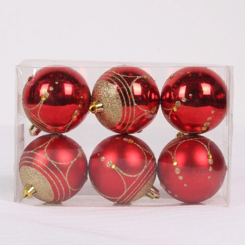 Wholesale Hanging Plastic Christmas Bauble