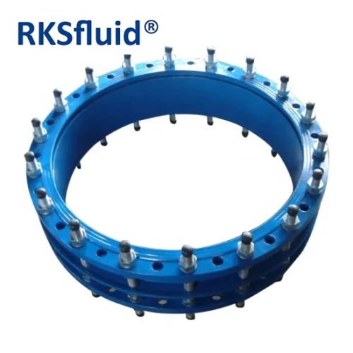ISO2531 PN10 PN16 Эпоксидное покрытие Ковкий чугун Ggg40 Резина NBR EPDM Уплотнение Фланцевое демонтажное соединение для дренажа