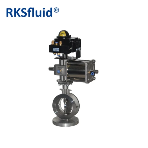 Motor control high performance automatic butterfly valves