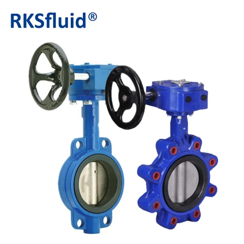 China RKSfluid Heißverkaufs PN16 DN50 Duktile Gusseisen -Lug -Schmetterlingsventil anpassbar Hersteller
