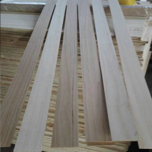 3mm paulownia solid finge joint for surfboard