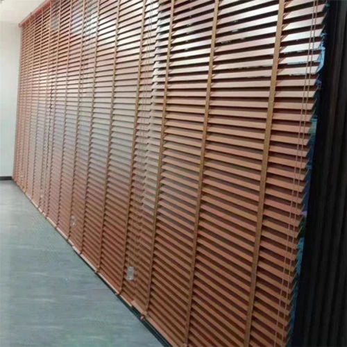 Stores en bois de haute qualité Paulownia Basswood Louver pour fenêtres