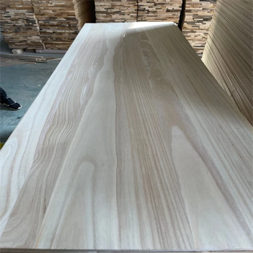 Paulownia Edge Glued Board with natural color 20mm 27mm thickness