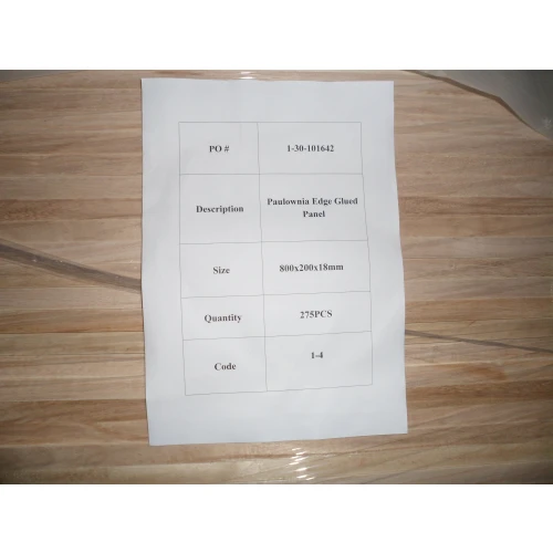 Paulownia панели термоусадка индивидуально с листка DIY в супермаркете