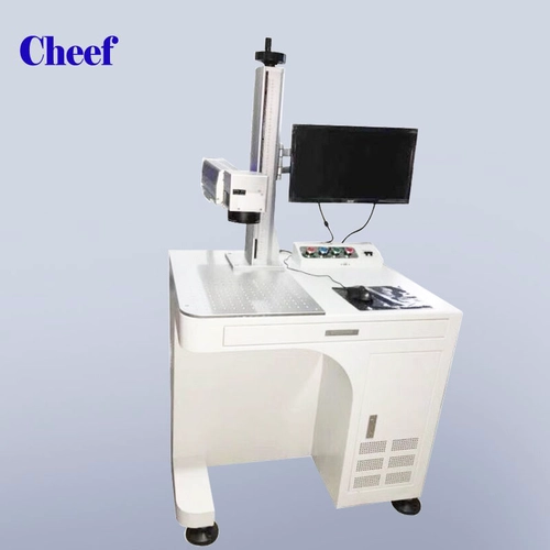 high quality fiber laser label printing machine for marking on the ...