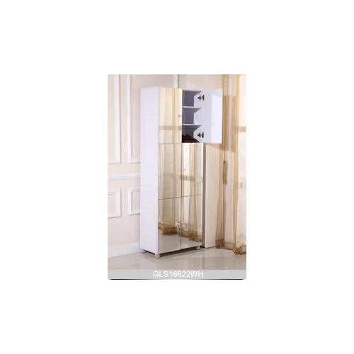 Fulllength mirror shoe with six doors for storage and space