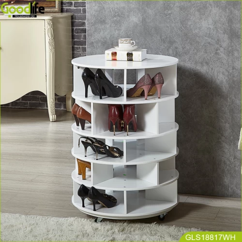 Goodlife Entryway furniture rotating shoe rack shoes organizer ...