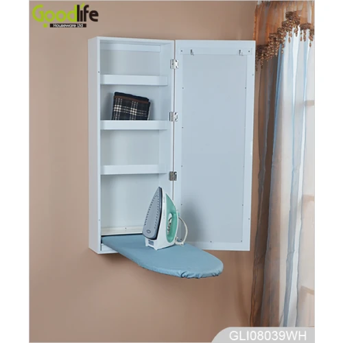 New design wall mounted mirrored ironing board