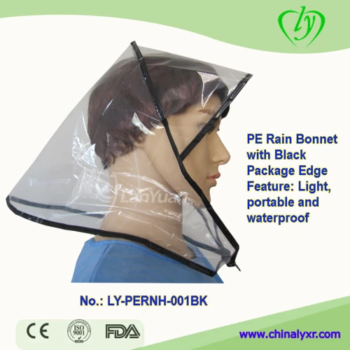 clean rain bonnet, light rain bonnet, waterproof rain bonnet ...