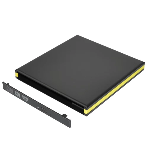 ECD008－SU3 USB 3.0 SATA External DVD Enclosuer with Classic series 12.7 mm
