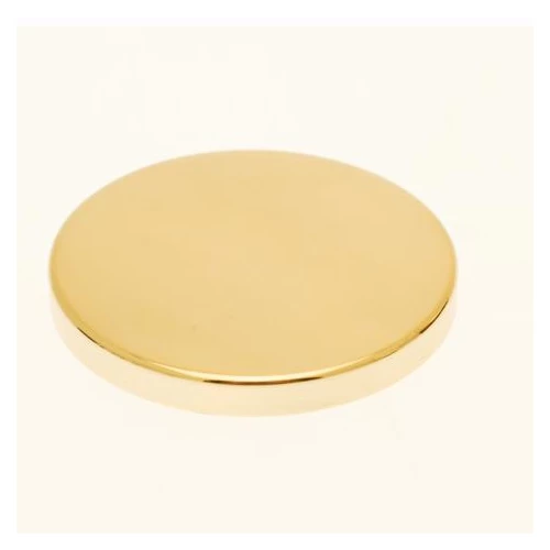 Luxury Gold Metal Lids For Glass Candle Jars