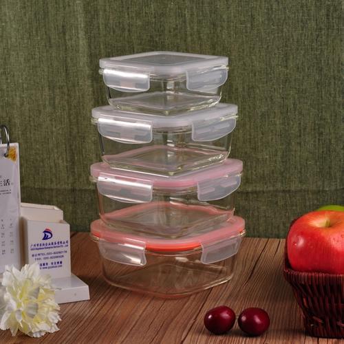 Square Pyrex Sealed Glass Food Container, glass bowl supplier, www ...