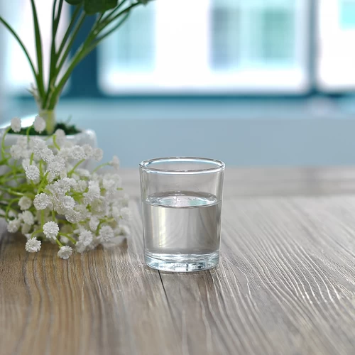 small tempered drinking glasses, glass drinking cup on