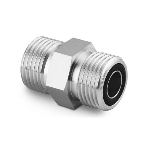 Stainless Steel VCO O-Ring Face Seal Fitting Union 12 in VCO Fitting