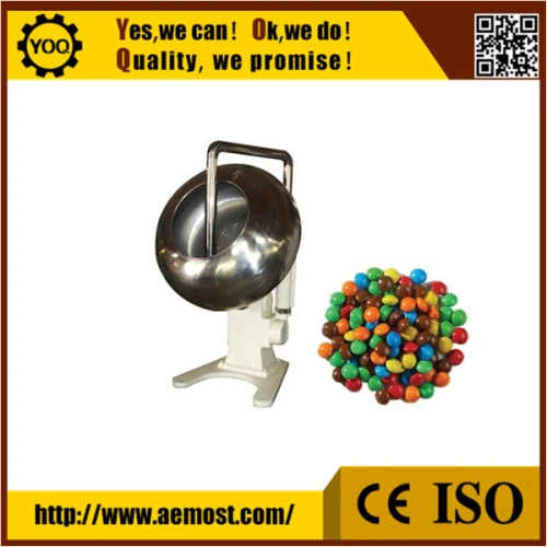 chocolate beans coating polishing mixing glazing enrobing forming pan machine