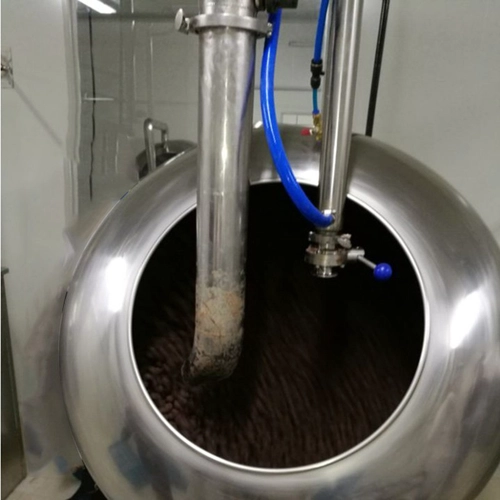 Adjusted Speed Polishing Pot Chocolate Making Equipment Chocolate Panning Machine