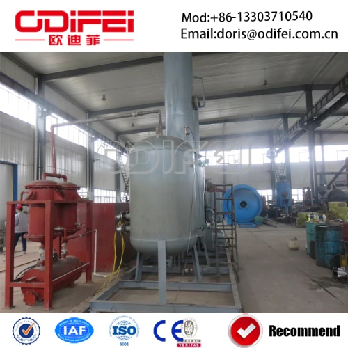continuous used engine oil refining machine with 85% diesel oil output ...