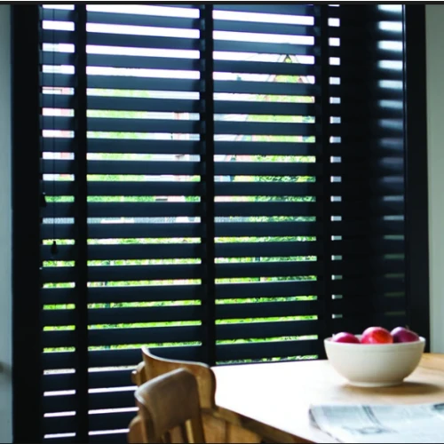 Fornecedor de cortinas de venezianas de madeira, estores de madeira prontas à venda