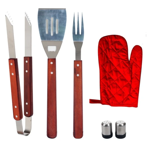 China 7PCS BBQ Set Apron and Utensil Set manufacturer