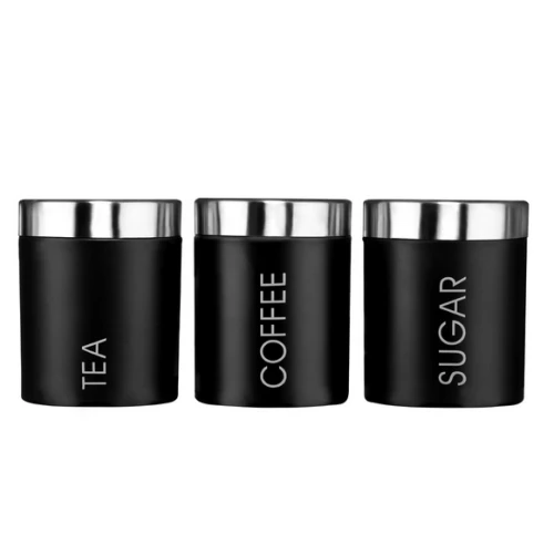 China Black Tea, Coffee and Sugar Canisters manufacturer