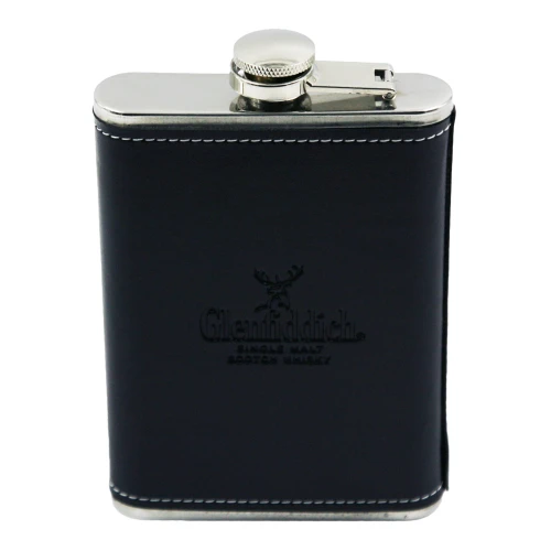 China Classic Stainless steel high-end Hip Flask Black Pocket Bottle EB-HF009 manufacturer