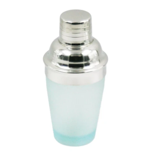 China Stainless Steel Cocktail Shaker Transparent Acrylic Shaker EB-B62 manufacturer